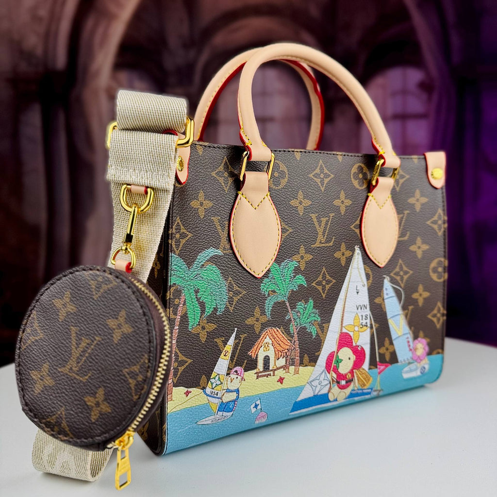 Louis Vuitton Monogram Beach Print Canvas Handbag 🏖️⛵👜