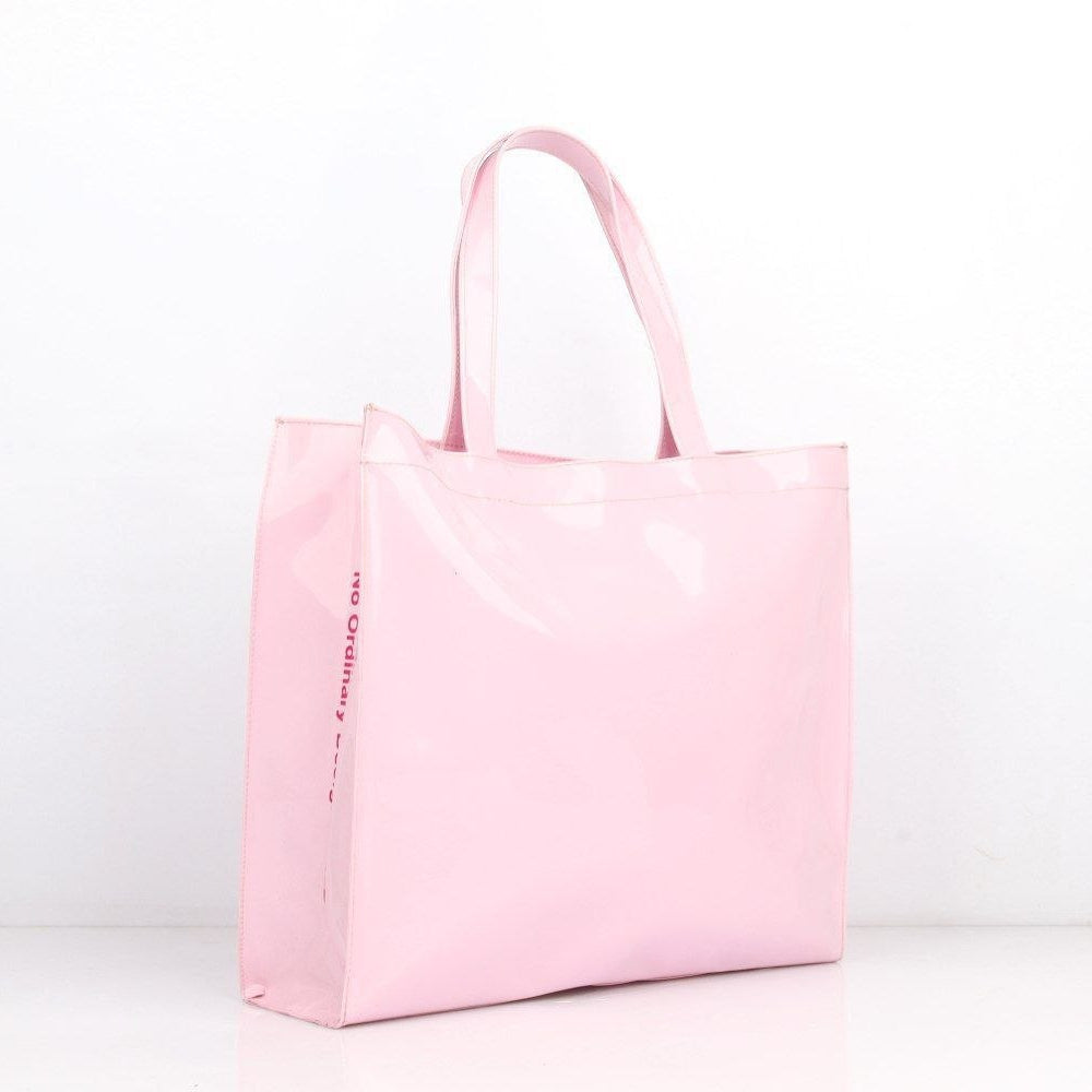 Ted Baker London Navy Bow Tote Bag in Glossy Silicone 🎀👜