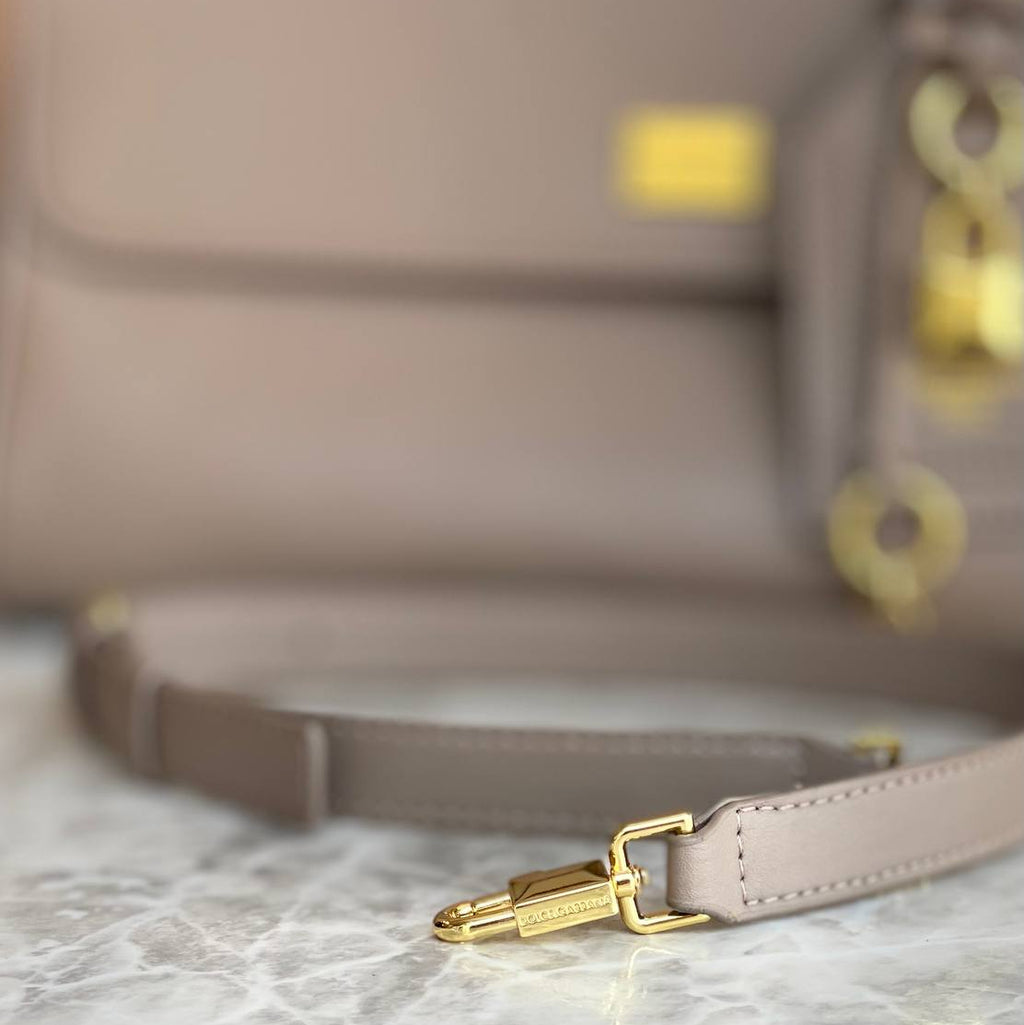 Dolce & Gabbana Gold Hardware Padlock Handbag