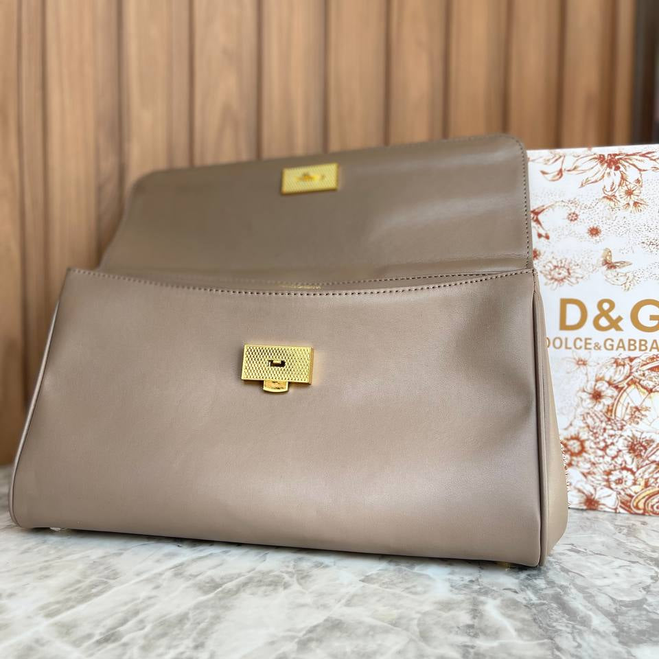 Dolce & Gabbana Gold Hardware Padlock Handbag