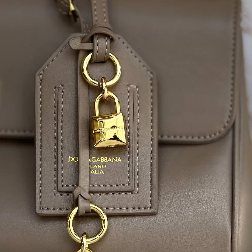 Dolce & Gabbana Gold Hardware Padlock Handbag