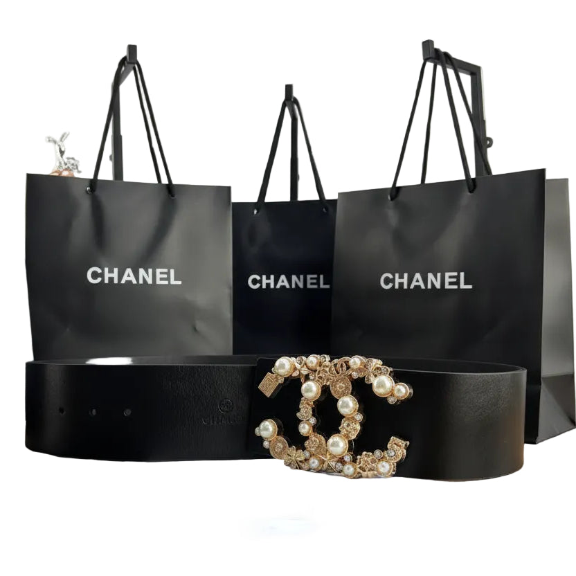 🖤 Chanel Black Belt: Statement Style 🖤