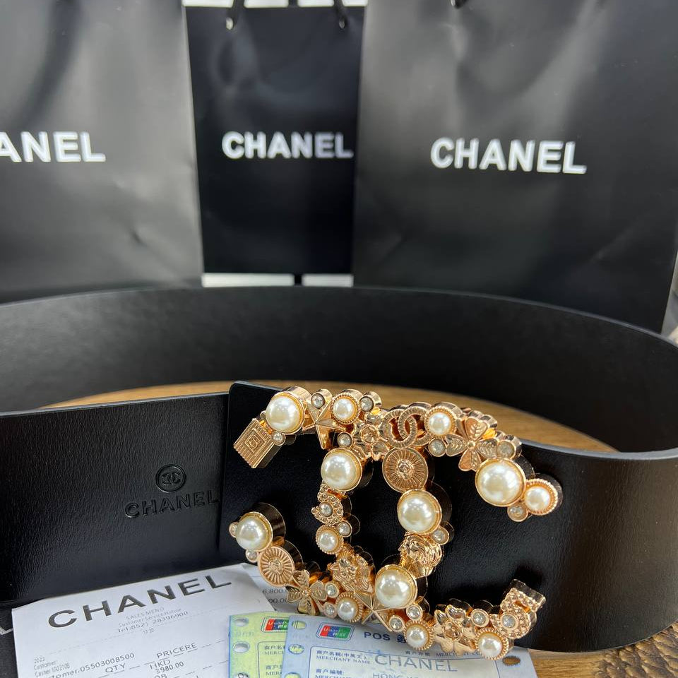 🖤 Chanel Black Belt: Statement Style 🖤