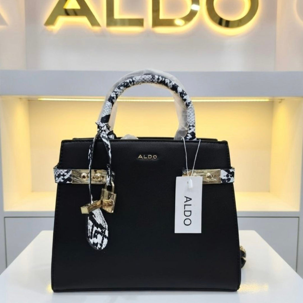 ALDO Burgundy Crossbody Bag 👜 Light Gold Accent