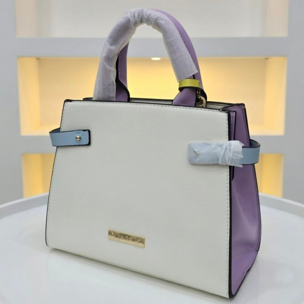 ALDO Burgundy Crossbody Bag 👜 Light Gold Accent