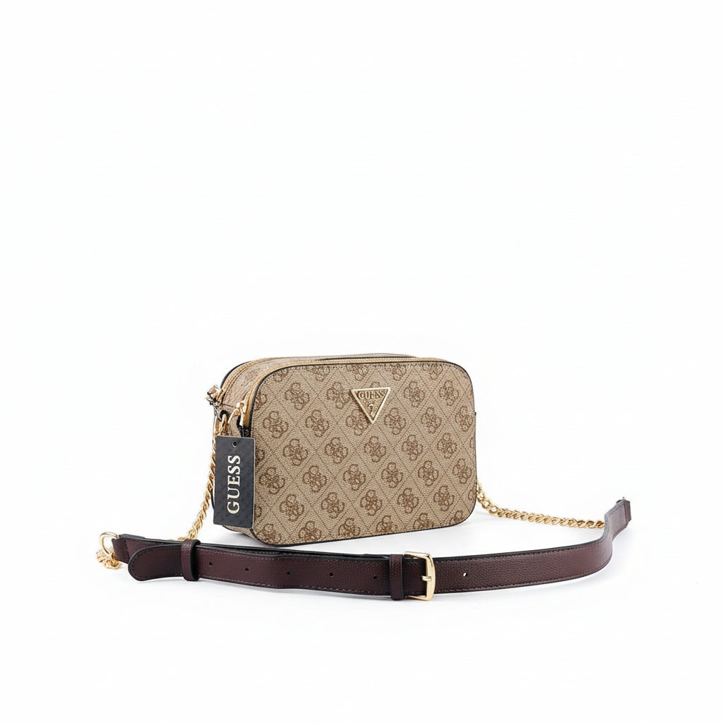 GUESS Chic Crossbody Bag 👜 in Brown, Black & Dark Brown 🖤