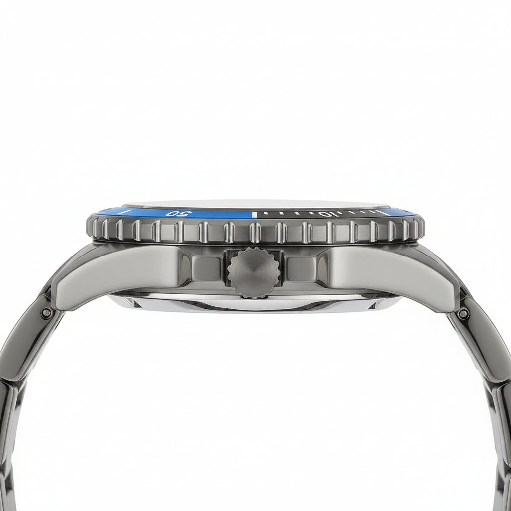 Fossil Stainless Steel Men's Watch ⌚⚫🔵