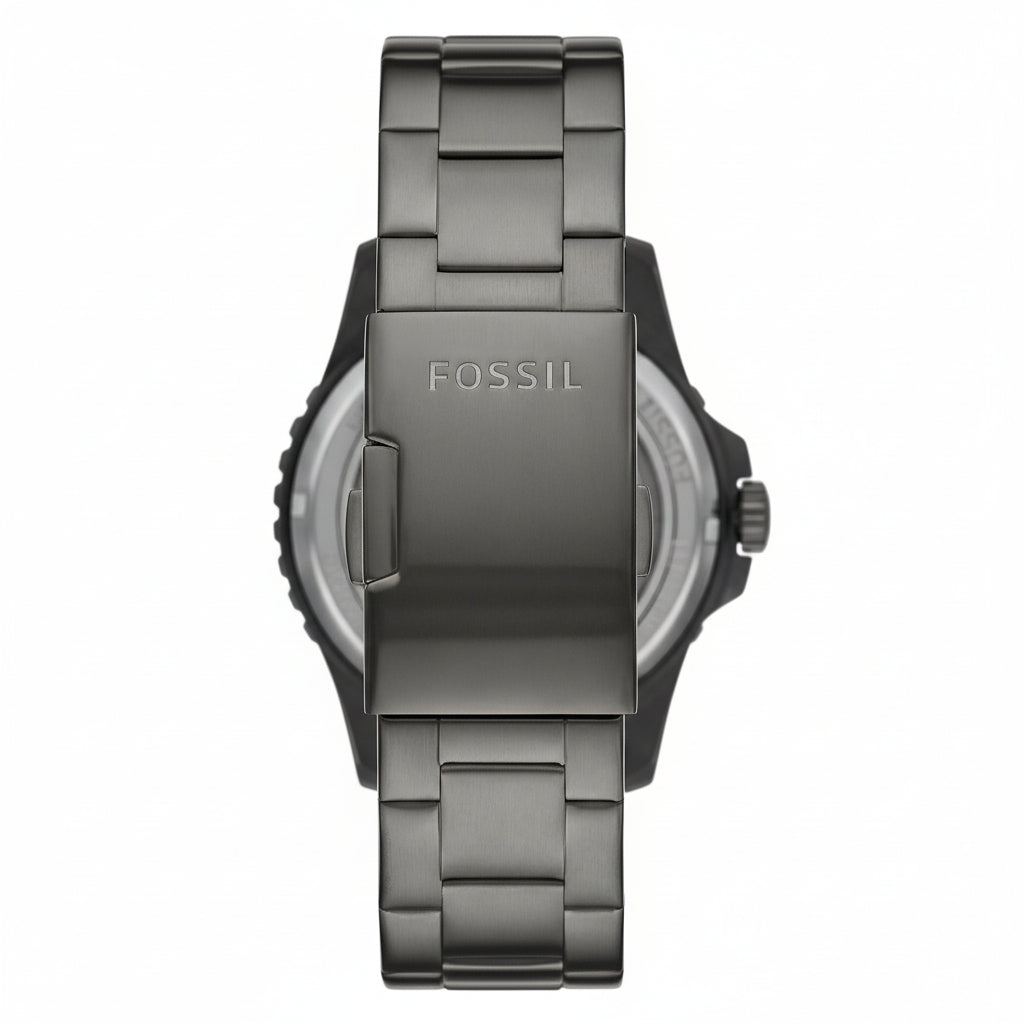Fossil Stainless Steel Men's Watch ⌚⚫🔵