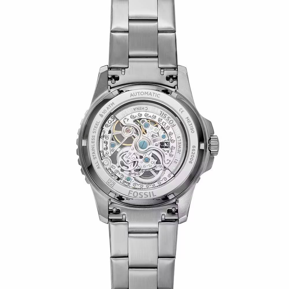 Fossil Stainless Steel Men's Watch ⌚⚫🔵