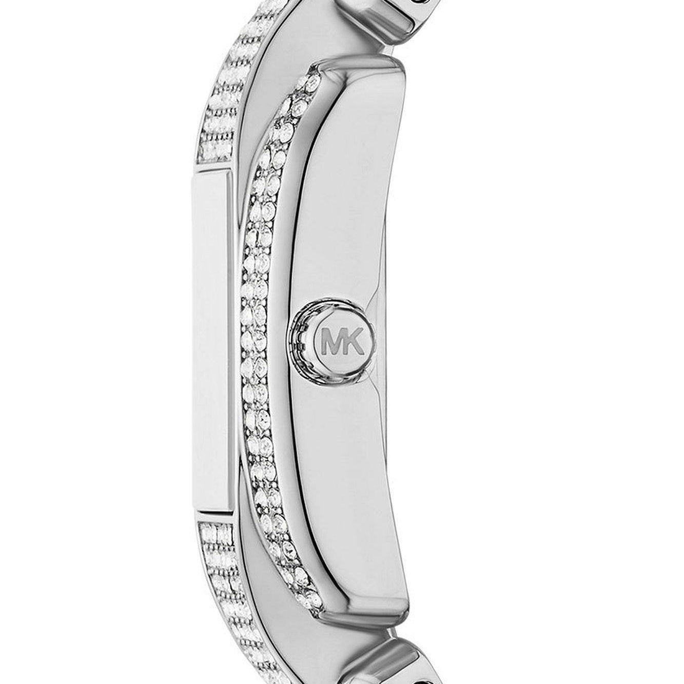 Silver Crystal Accent Women's Watch 💎✨⌚