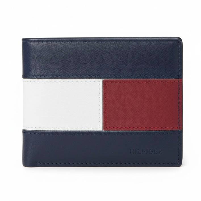 Tommy Hilfiger Tri-Color Wallet 💙🤍❤️