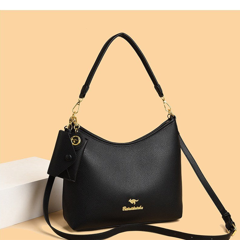 Baididaishu Kangaroo Shoulder Bag with Matching Pouch