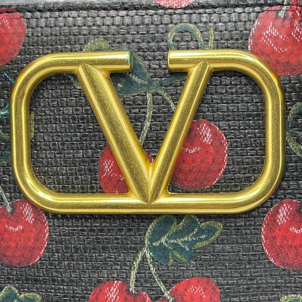 Valentino Garavani VLogo Signature Cherry Print Tote 🍒👜✨