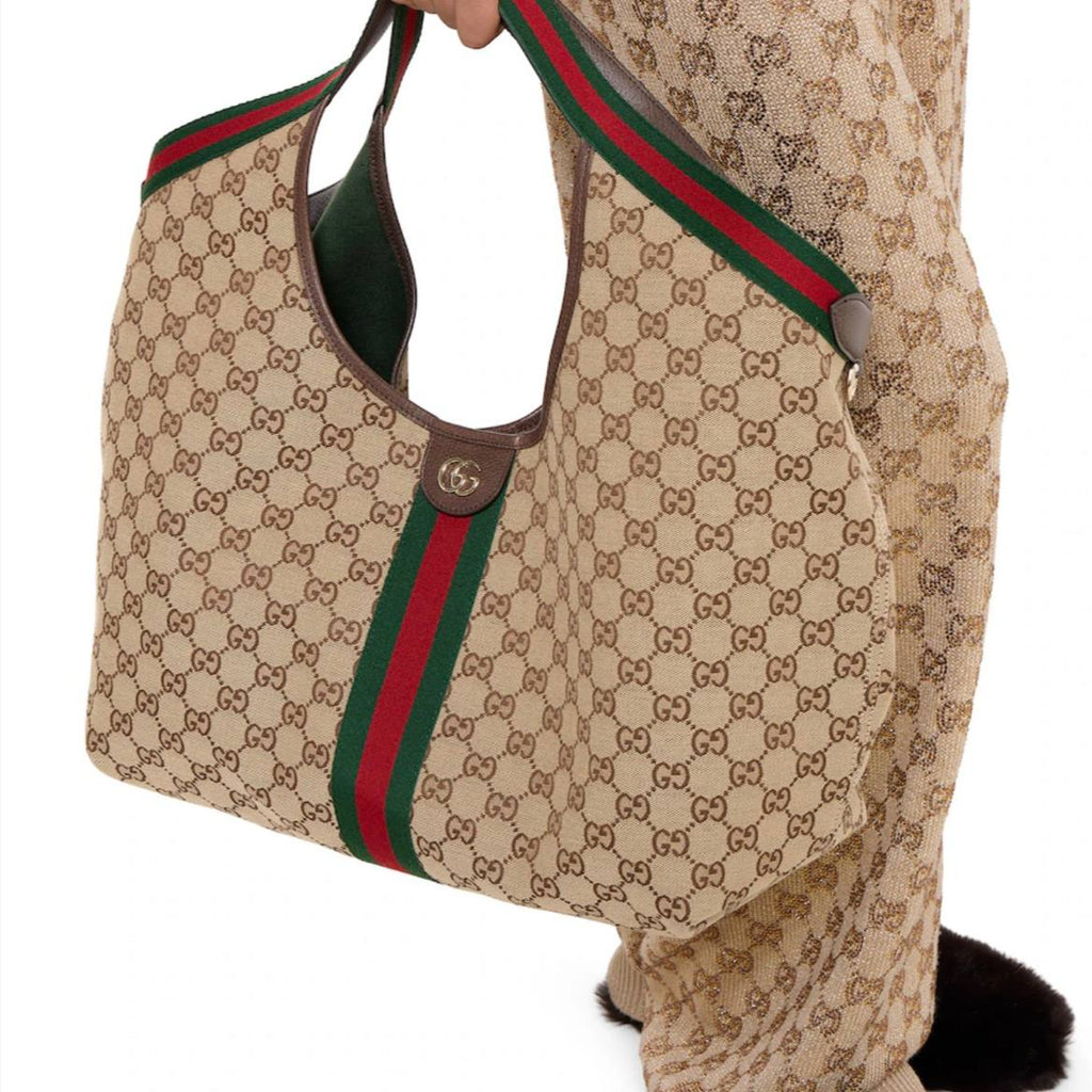 Gucci Ophidia Medium Tote Bag with Signature Web Stripe and GG Monogram 👜 🇮🇹 ✨