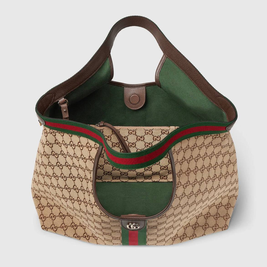 Gucci Ophidia Medium Tote Bag with Signature Web Stripe and GG Monogram 👜 🇮🇹 ✨