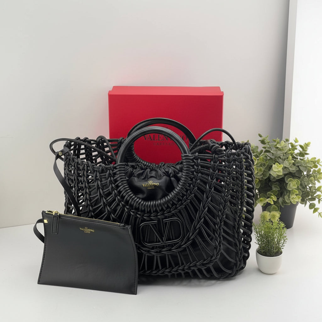 Valentino: Brown & Black Bag 🖤👜🤎