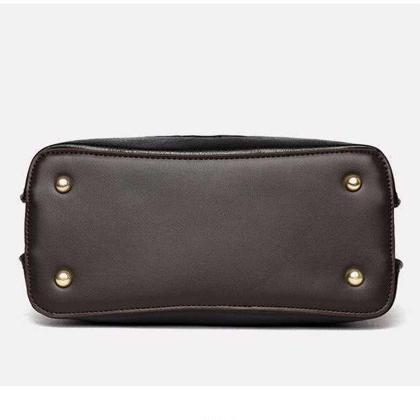 Elephant Embossed Clasp Buckle Handbag