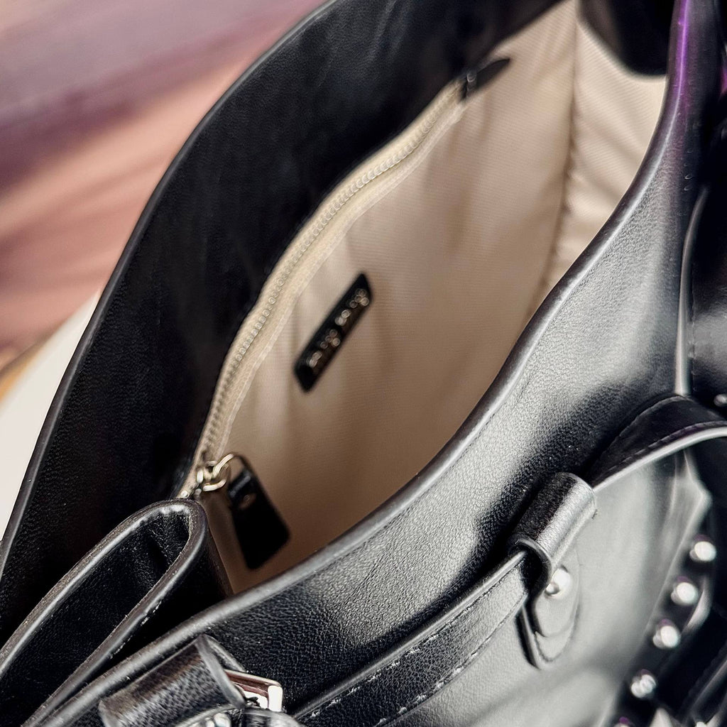 Miu Miu Studded Leather Shoulder Bag in Black 🖤✨👜