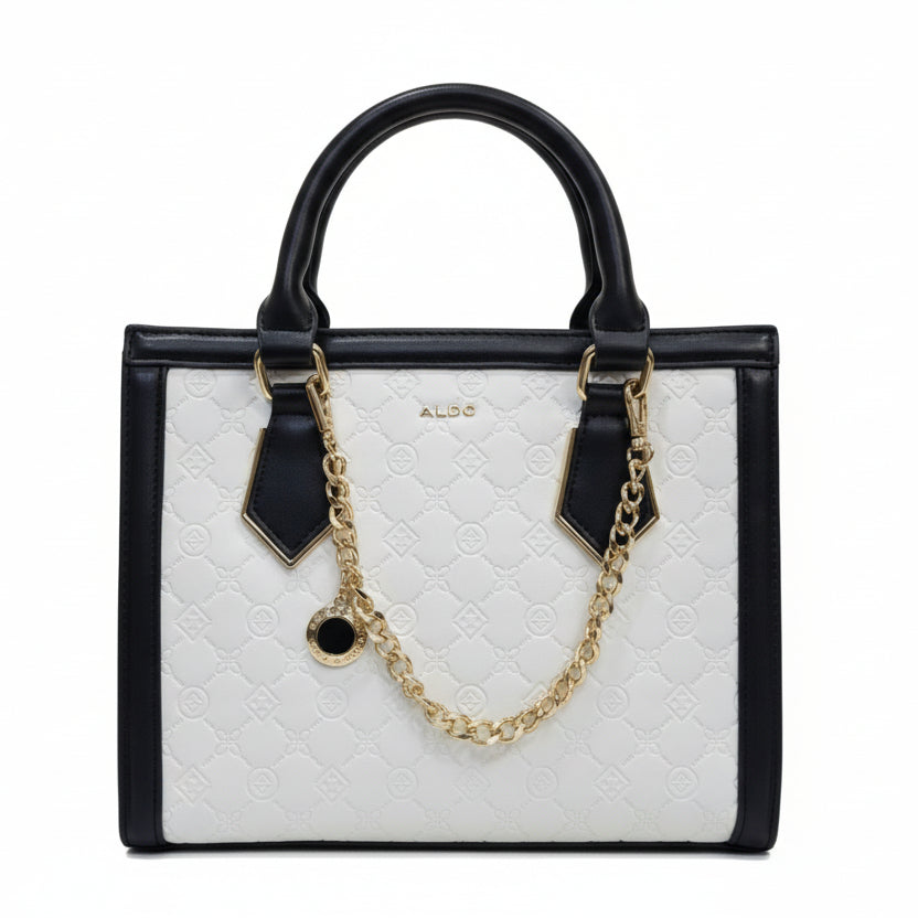 ALDO Leather Crossbody: Chic in White, Black, Burgundy 👜