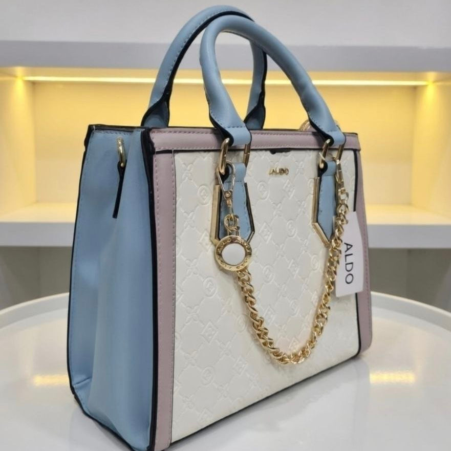 ALDO Leather Crossbody: Chic in White, Black, Burgundy 👜