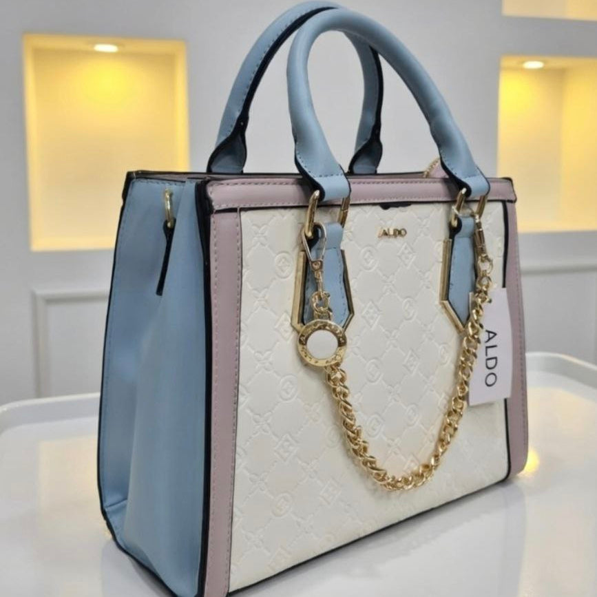 ALDO Leather Crossbody: Chic in White, Black, Burgundy 👜