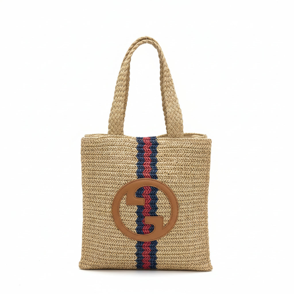 Gucci Straw Tote 👜✨ Effortless Chic