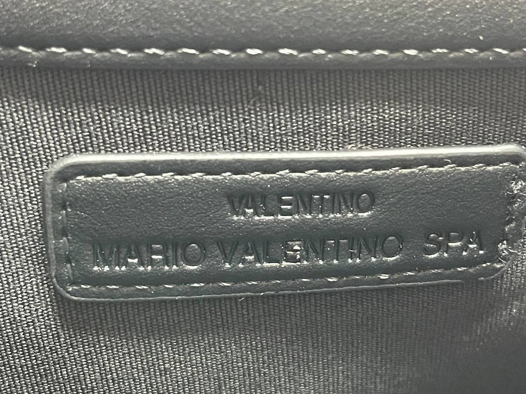 Valentino Garavani Leather Tote Bag with Bold Logo Strap 👜✨🍷