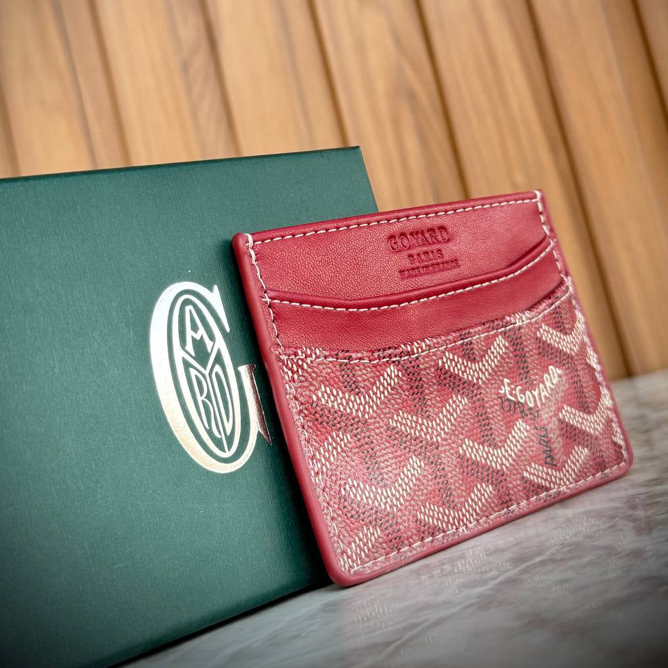 Goyard Saint Sulpice Card Holder in Yellow Goyardine Canvas 💳🌟📁