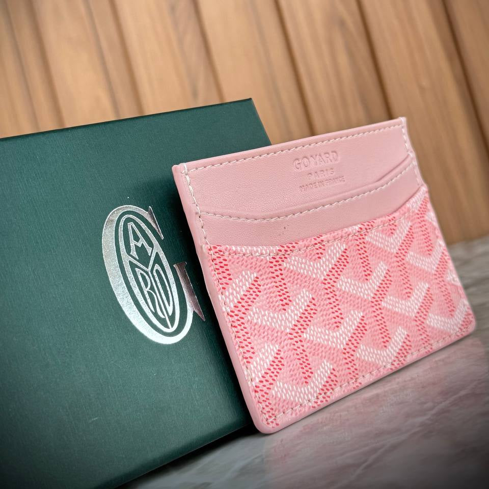 Goyard Saint Sulpice Card Holder in Yellow Goyardine Canvas 💳🌟📁