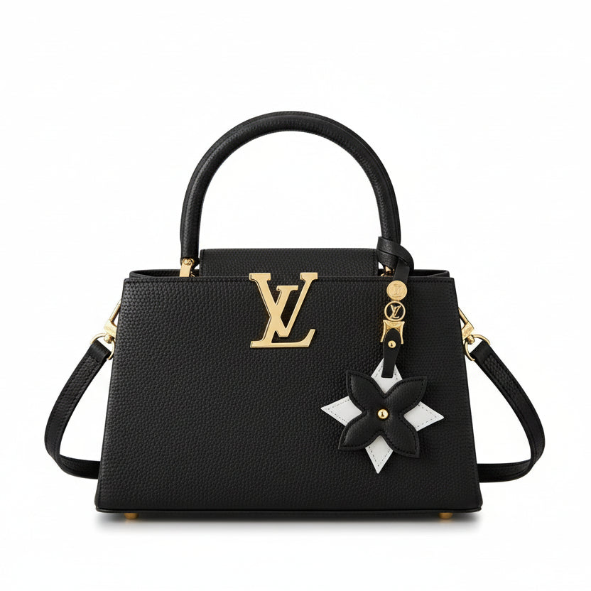LV Capucines: Master Quality Black & Blue Bag 🖤💙