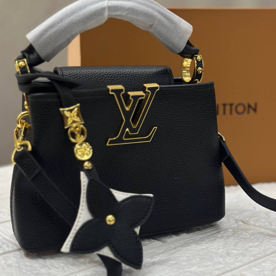 LV Capucines: Master Quality Black & Blue Bag 🖤💙