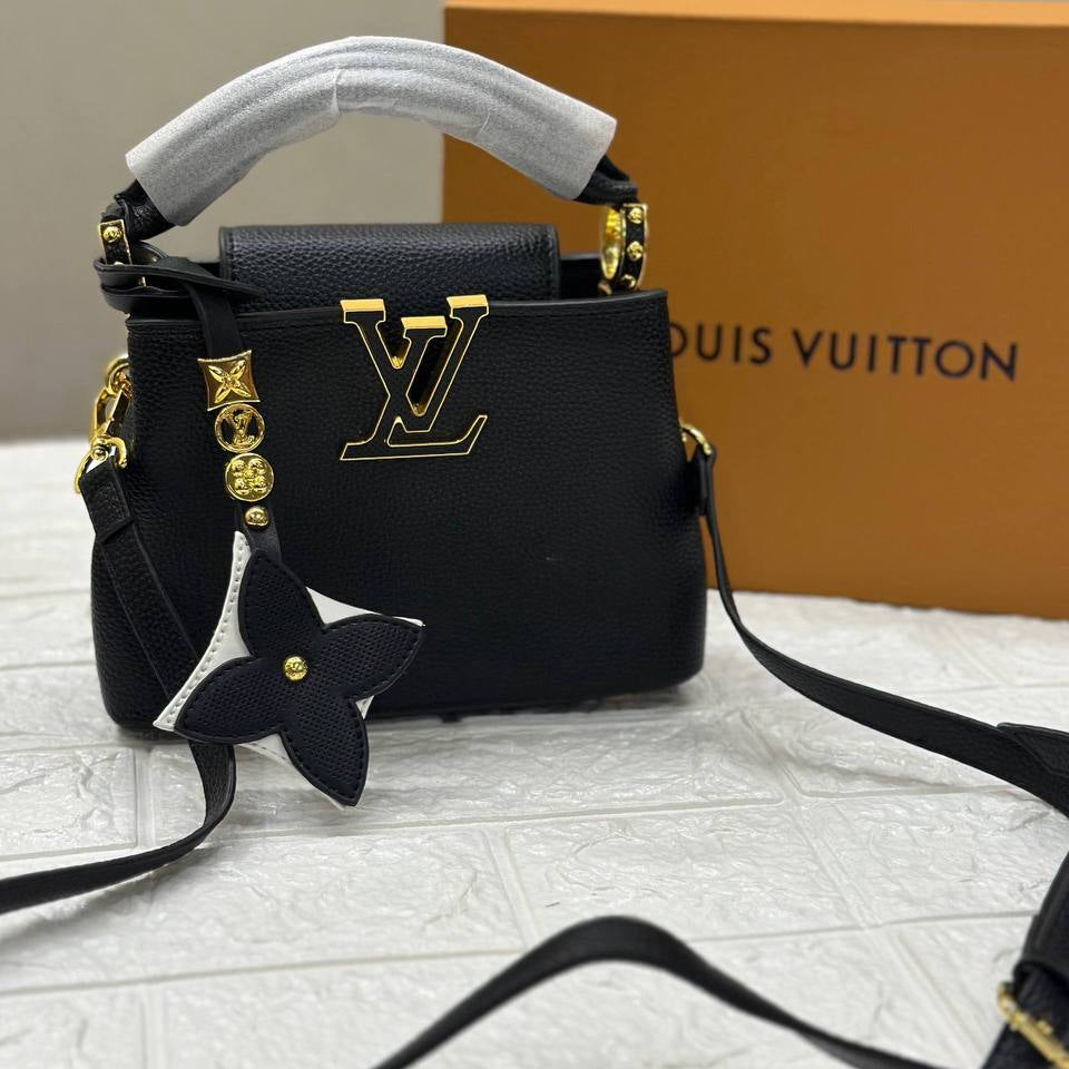 LV Capucines: Master Quality Black & Blue Bag 🖤💙