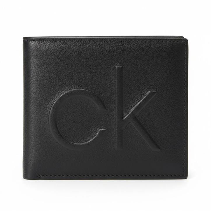 Calvin Klein Black Leather Wallet with Box 🖤💼🎁