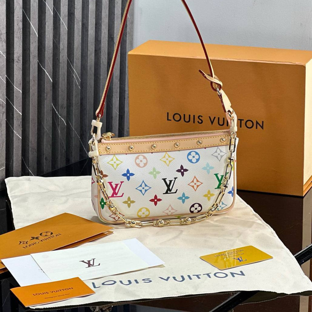 Louis Vuitton Multicolor Monogram Pochette Accessories 🌈👜✨