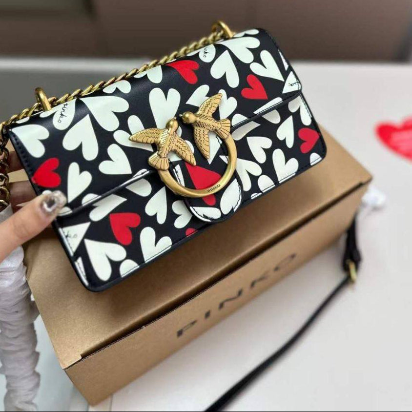 PINKO Chic Bag 🖤🤍❤️ Top Quality with Box