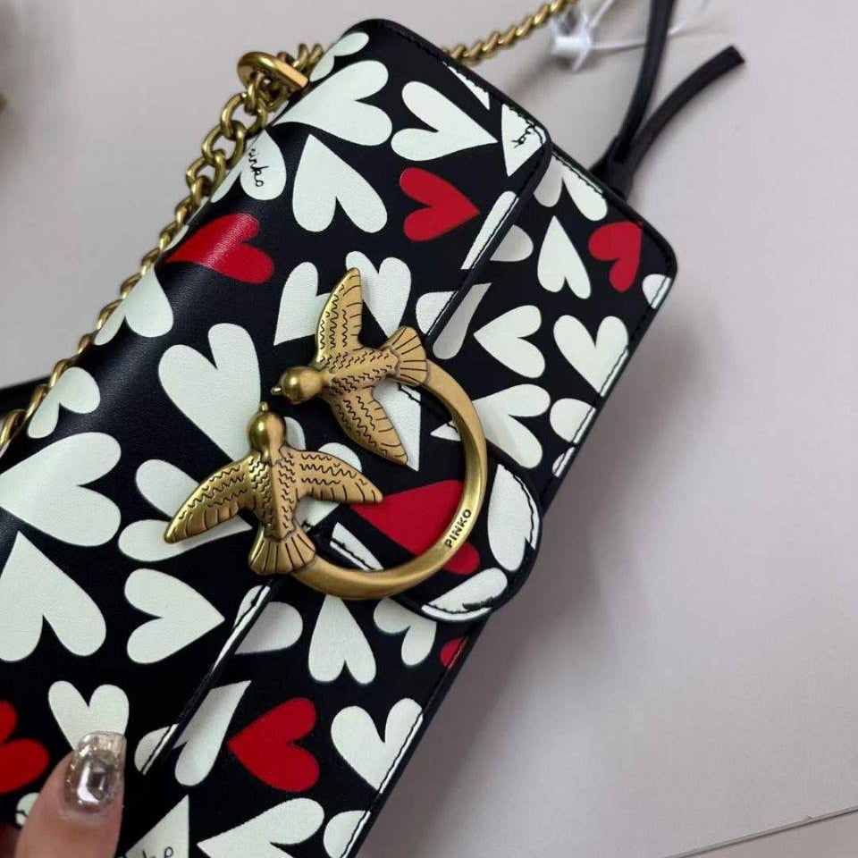 PINKO Chic Bag 🖤🤍❤️ Top Quality with Box