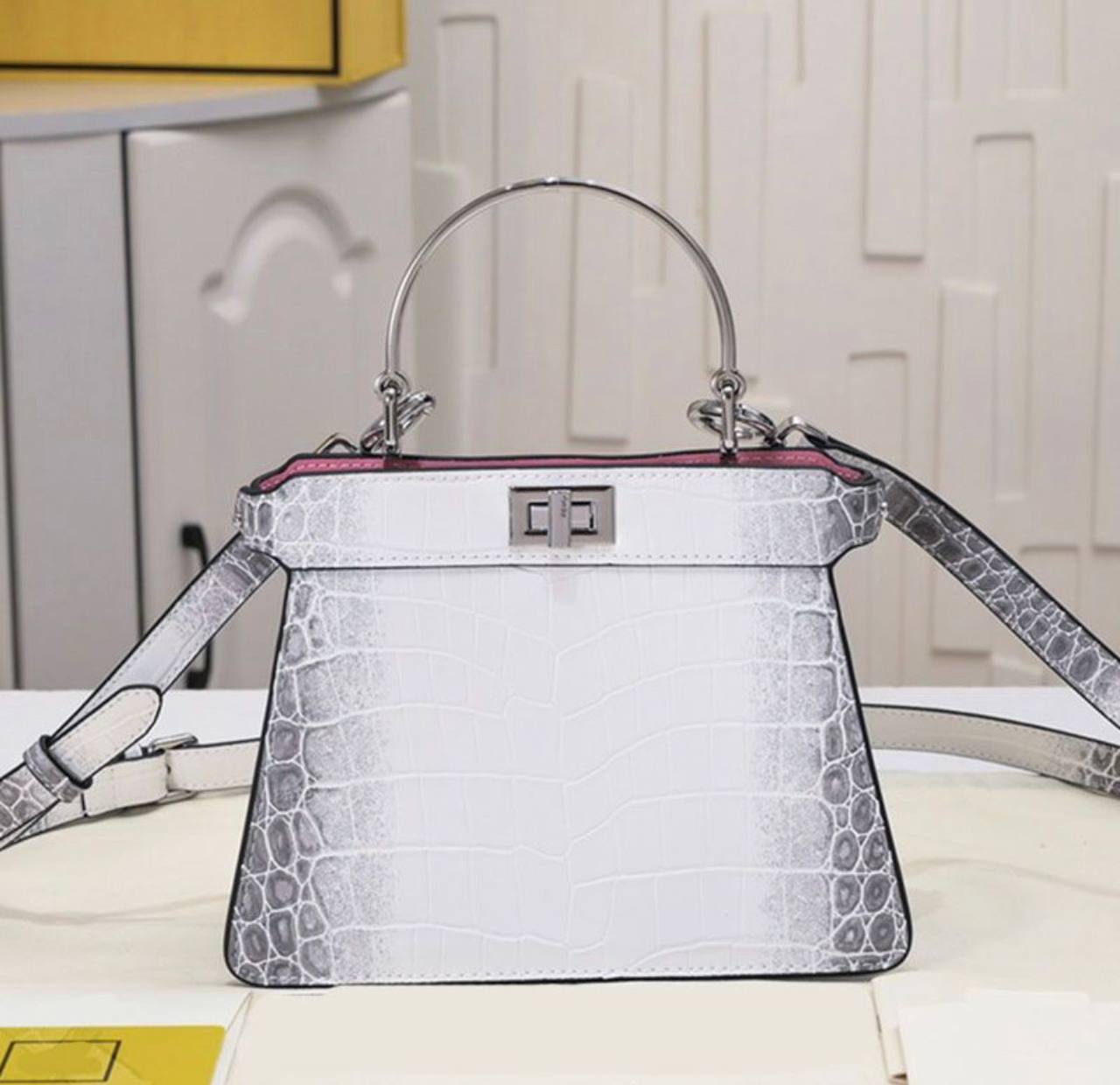 Fendi White Bag 🤍 Luxury Handbag