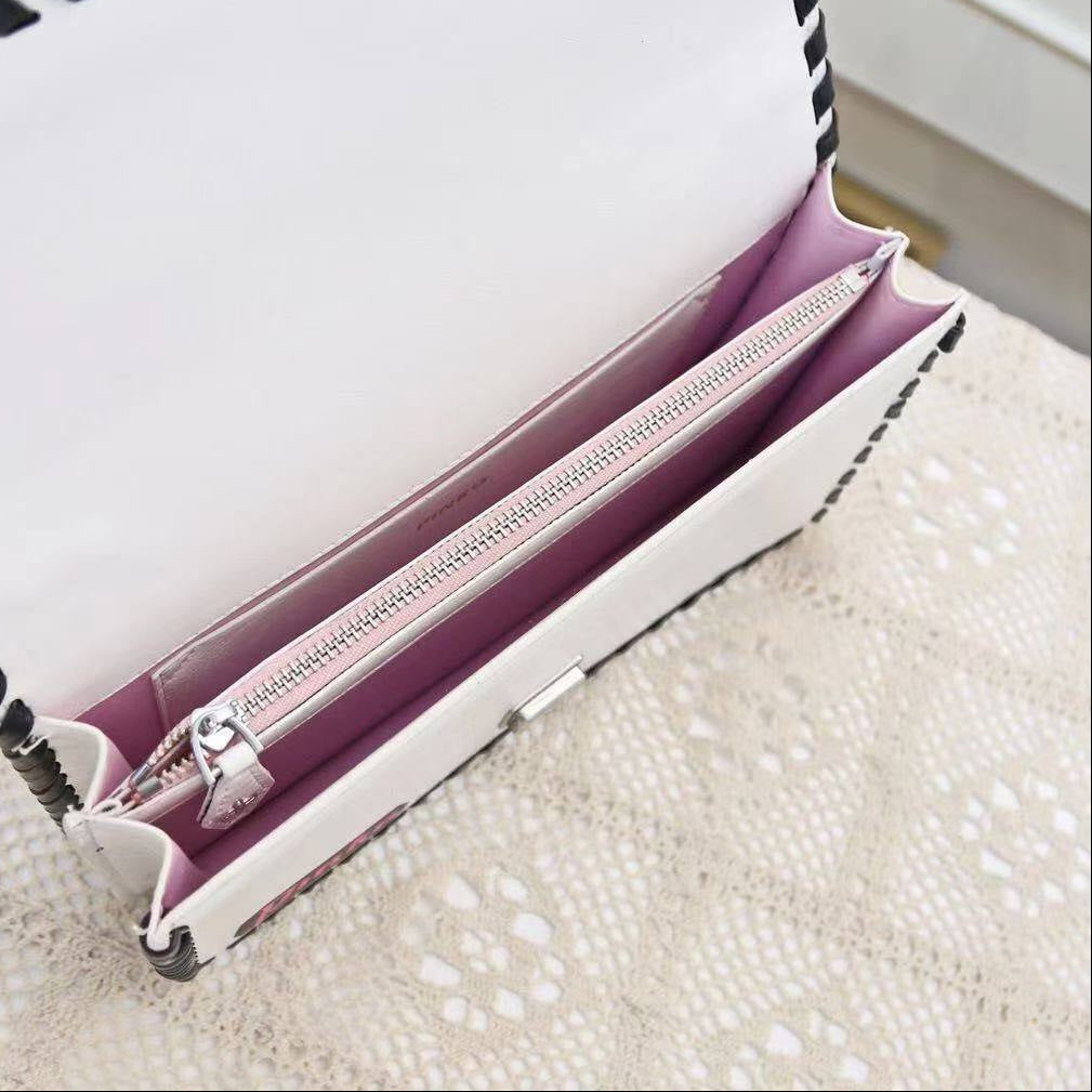 PINKO White Bag 🤍 Top Quality with Box