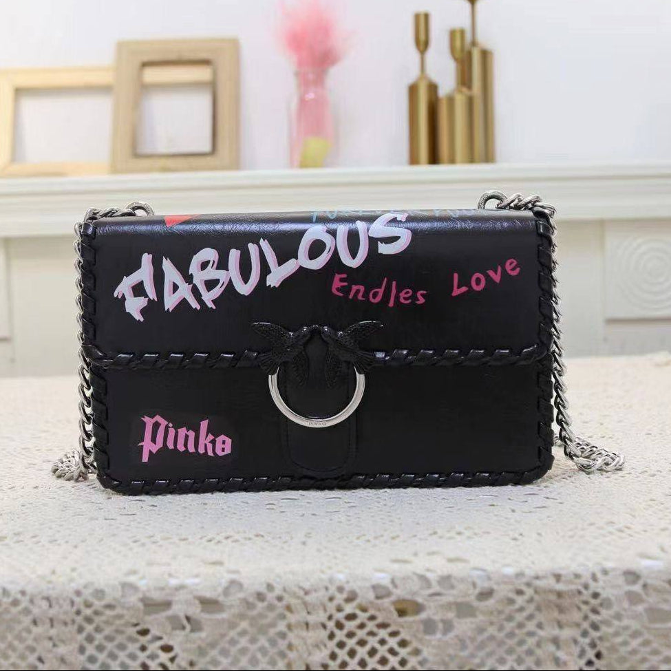 PINKO White Bag 🤍 Top Quality with Box