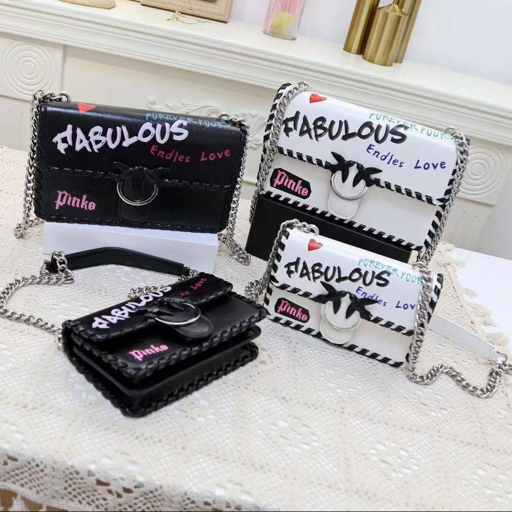 PINKO White Bag 🤍 Top Quality with Box