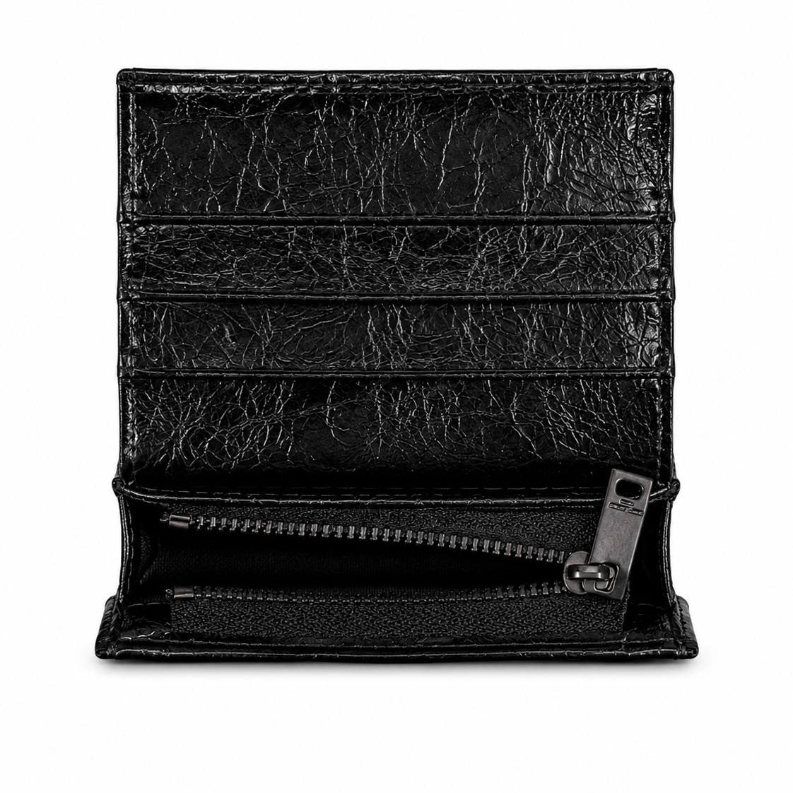 YSL Black Leather Wallet 🖤 Sleek & Chic