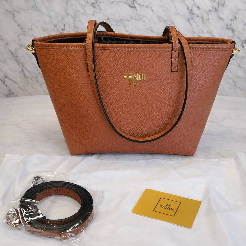 Fendi Double Face Bag 👜 Taupe Chic
