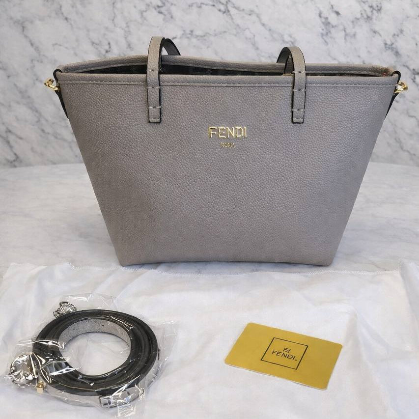 Fendi Double Face Bag 👜 Taupe Chic