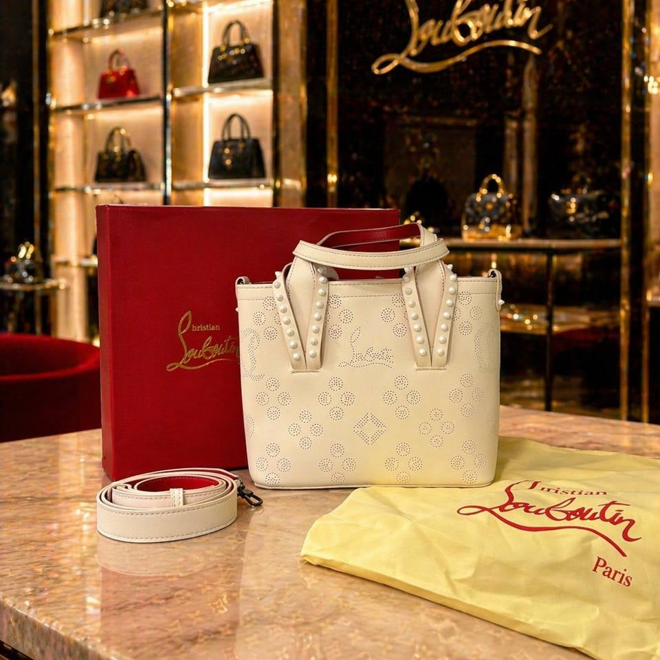 Christian Louboutin Signature Red Interior Handbag 👠✨