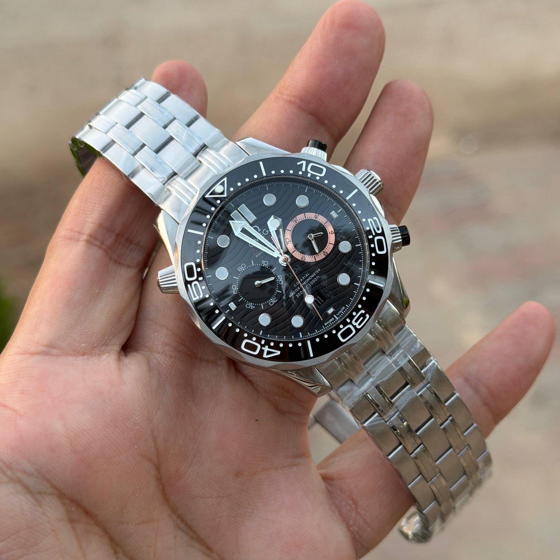 Omega Seamaster Diver 300M Chronograph Stainless Steel Watch