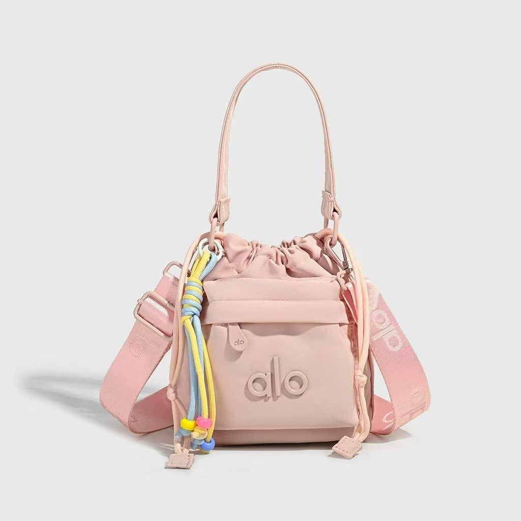 Alo Mirror Original Small Drawstring Bag with Beaded Tassel
