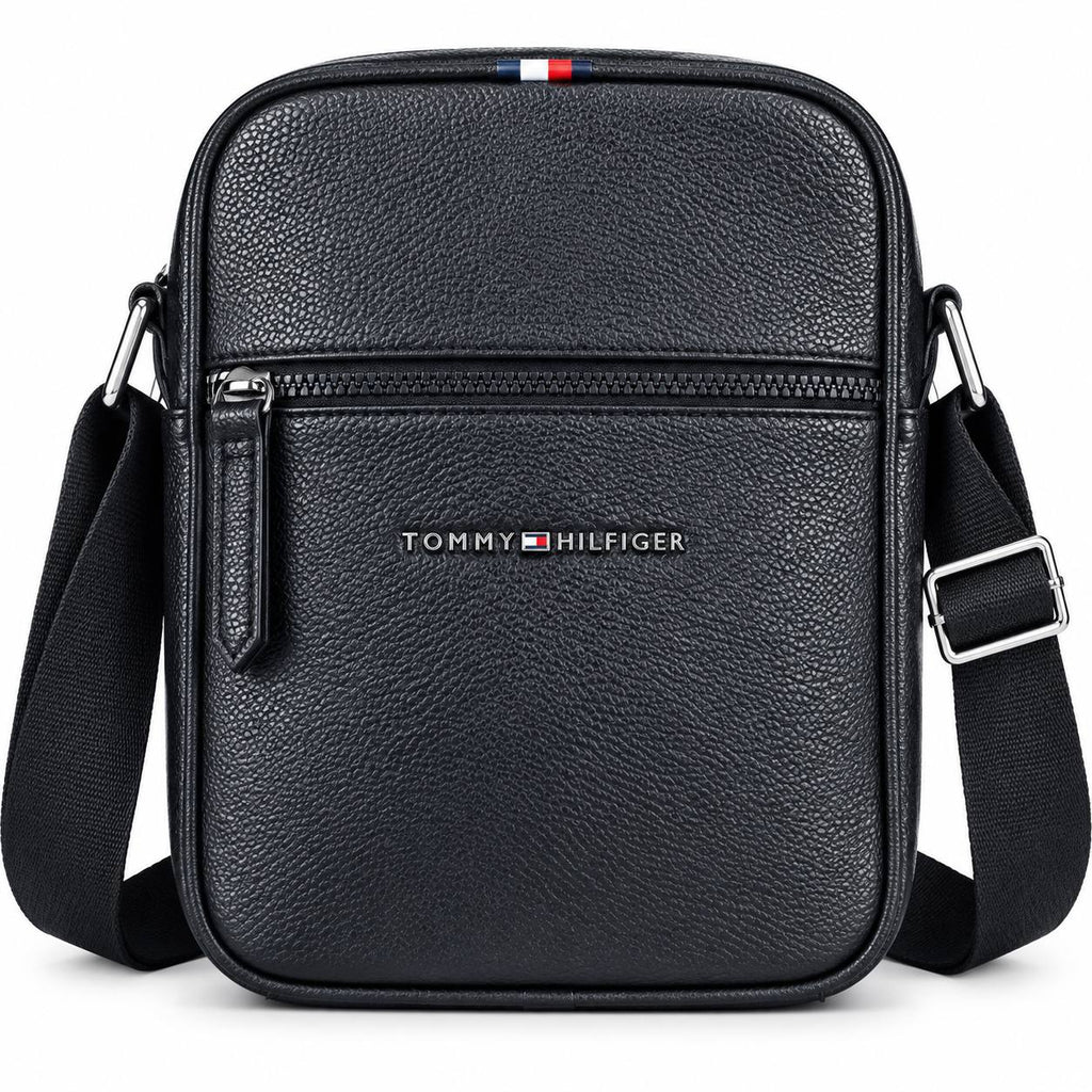 Tommy Hilfiger Textured Faux Leather Crossbody Bag