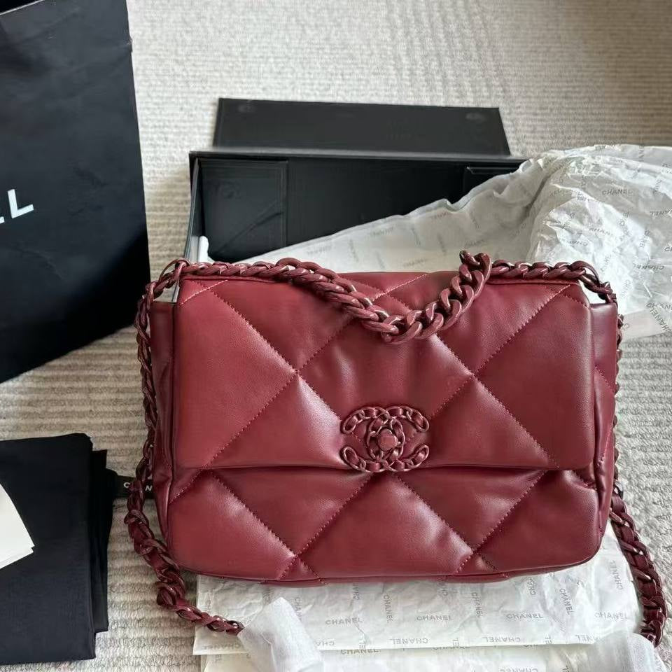 Chanel Quilted Flap Bag with Signature Chain Strap