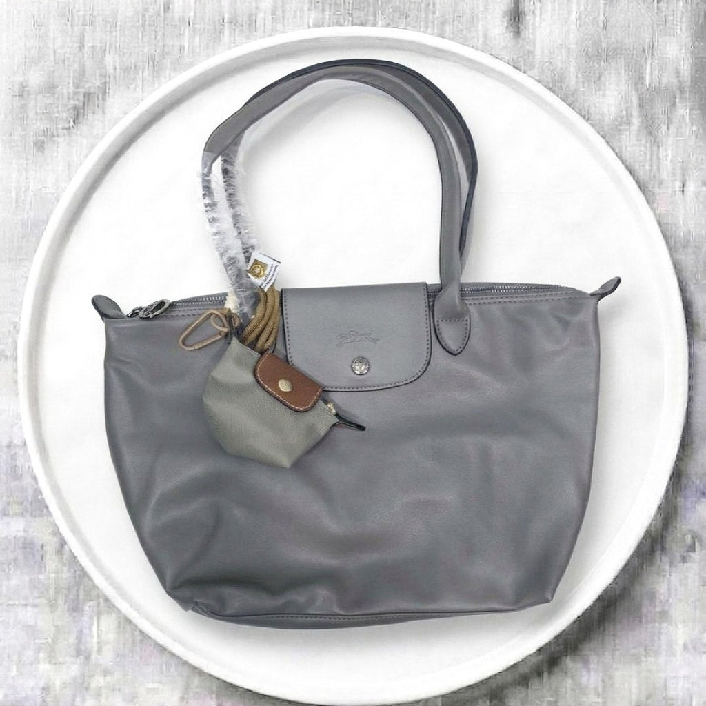 Longchamp Soft PU Leather Original Tote Bag with Coin Purse Charm