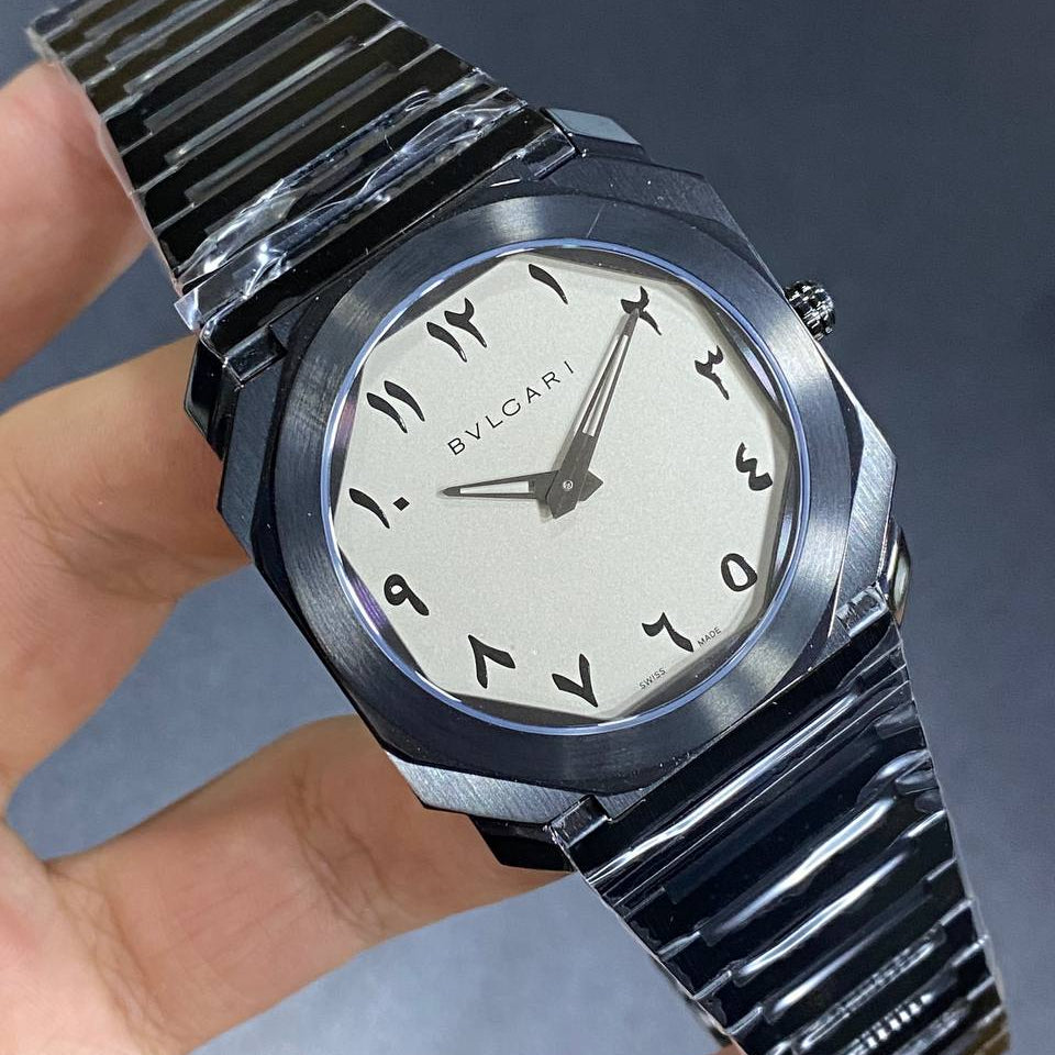 Bvlgari Octo Finissimo Arabic Dial Stainless Steel Watch